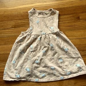 Rylee + Cru Layla flamingo mini dress 18/24 months